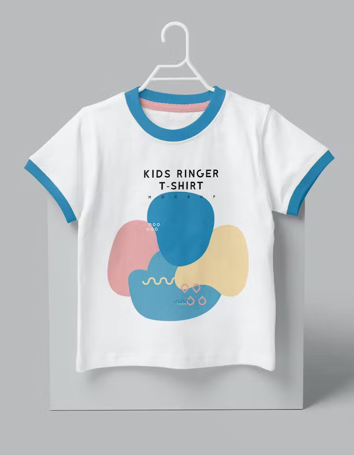 Kids Ringer T-Shirt Mockups