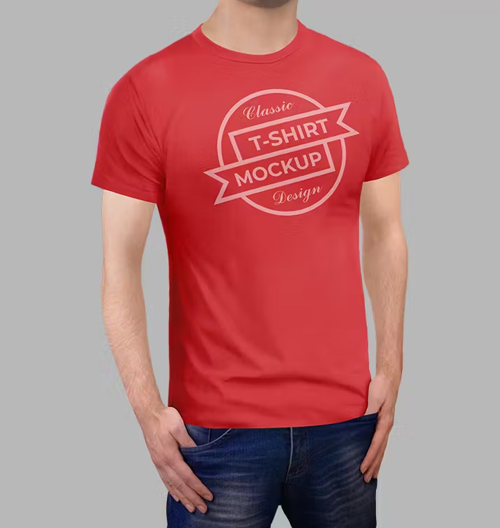 Man T-Shirt Mockup PSD Templates