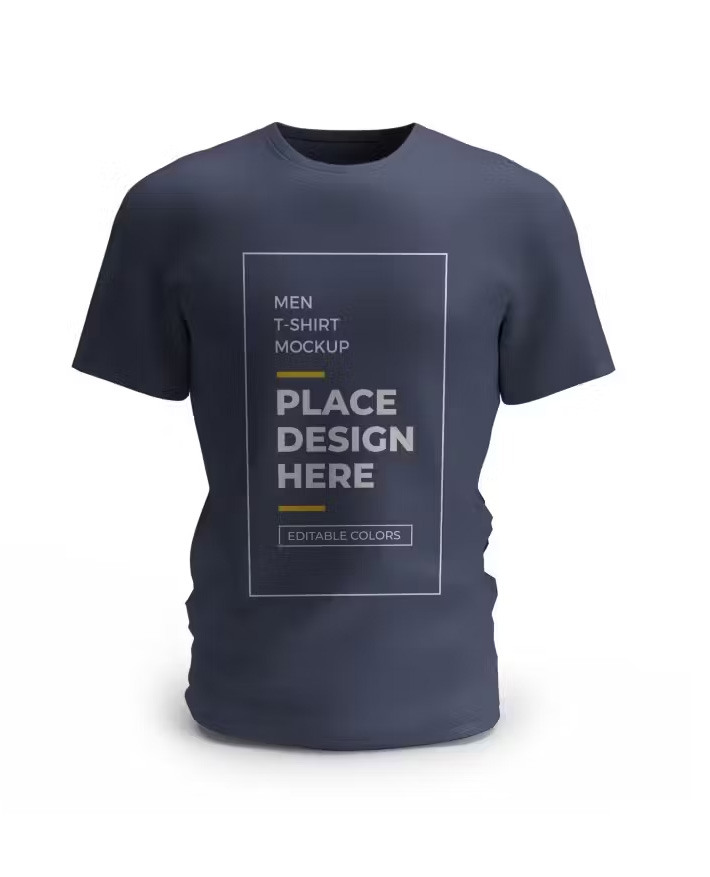 Men T-Shirt Mockup Template Set