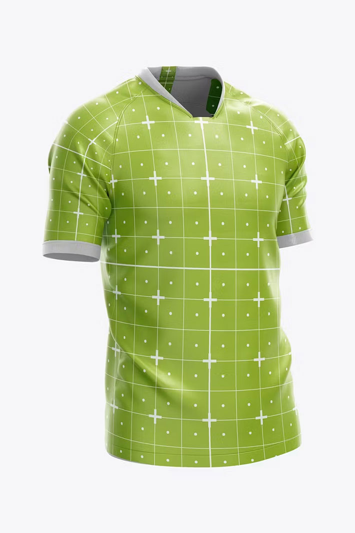 Men's Soccer T-Shirt Mockup Psd