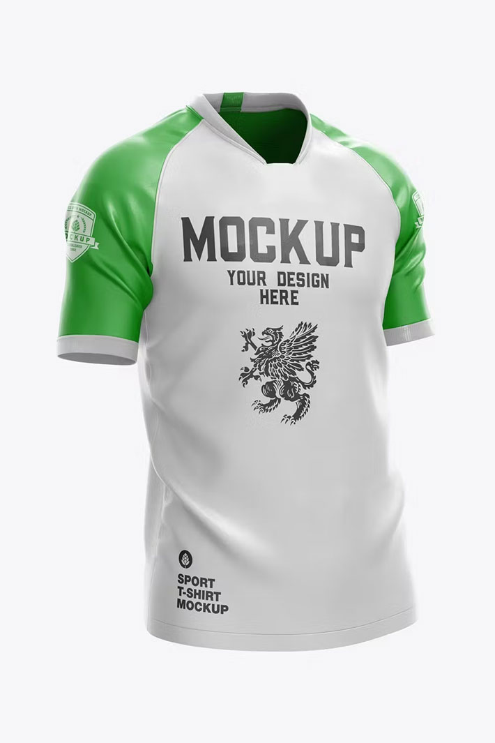Men’s Soccer T-Shirt Mockup