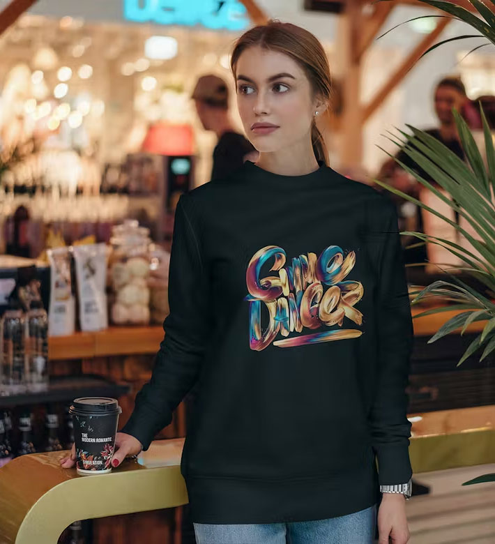 Sweatshirt Mock-Up Street Fashion Template