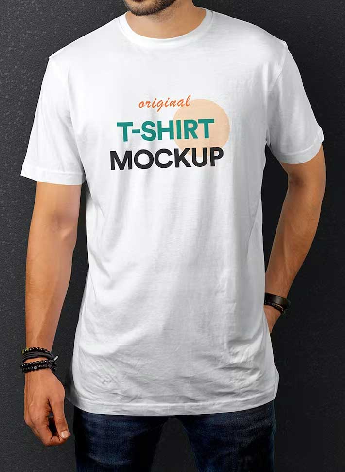 T-Shirt Mockup Vol 08 Psd