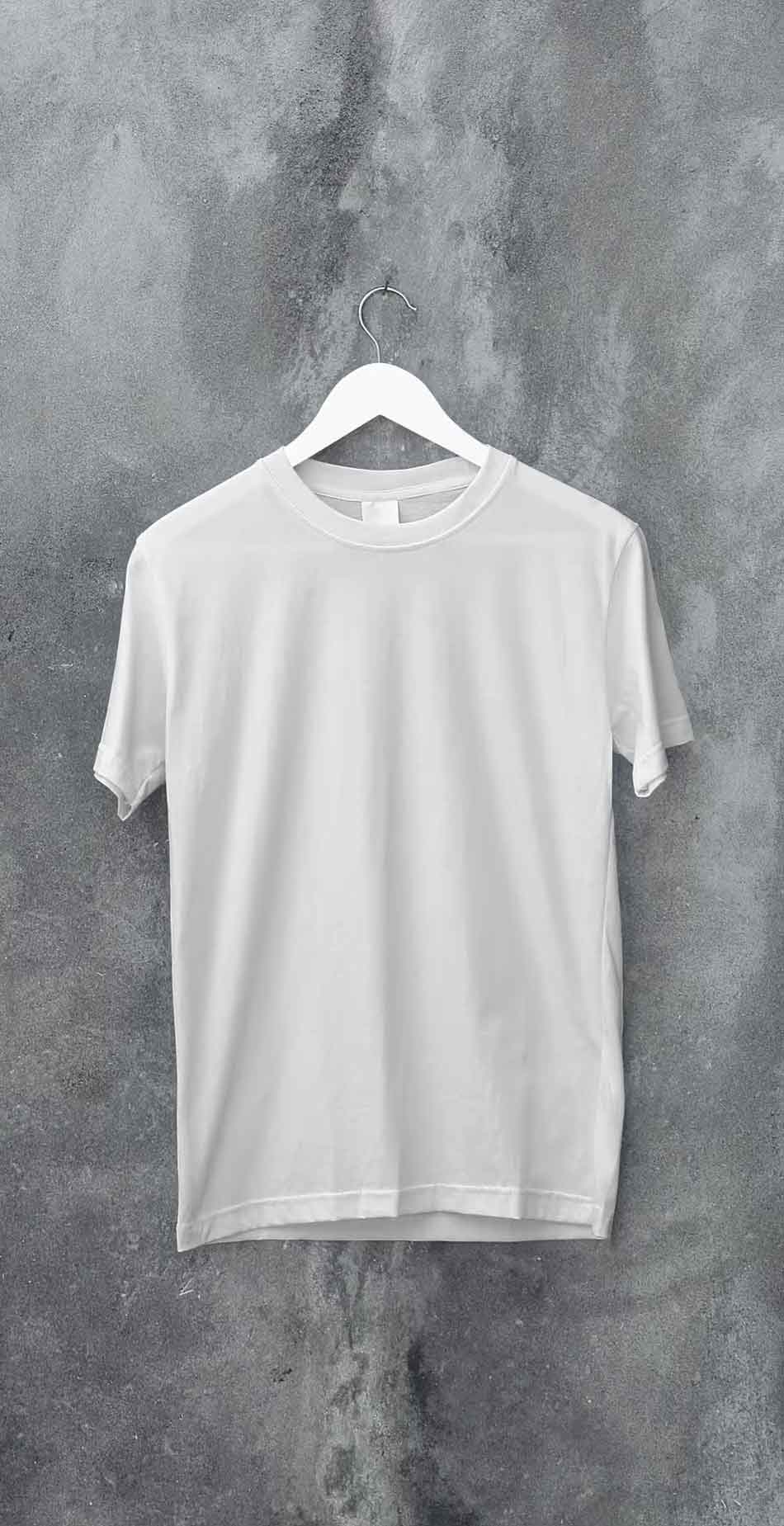 White Hanging T-Shirt Mockup
